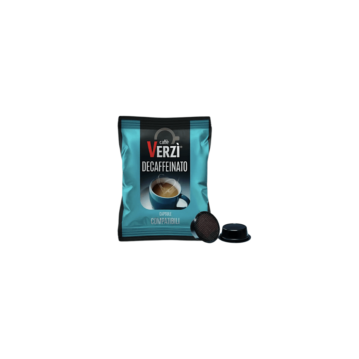 Capsule Verzì Caffè compatibili Lavazza A Modo Mio, decaffeinato
