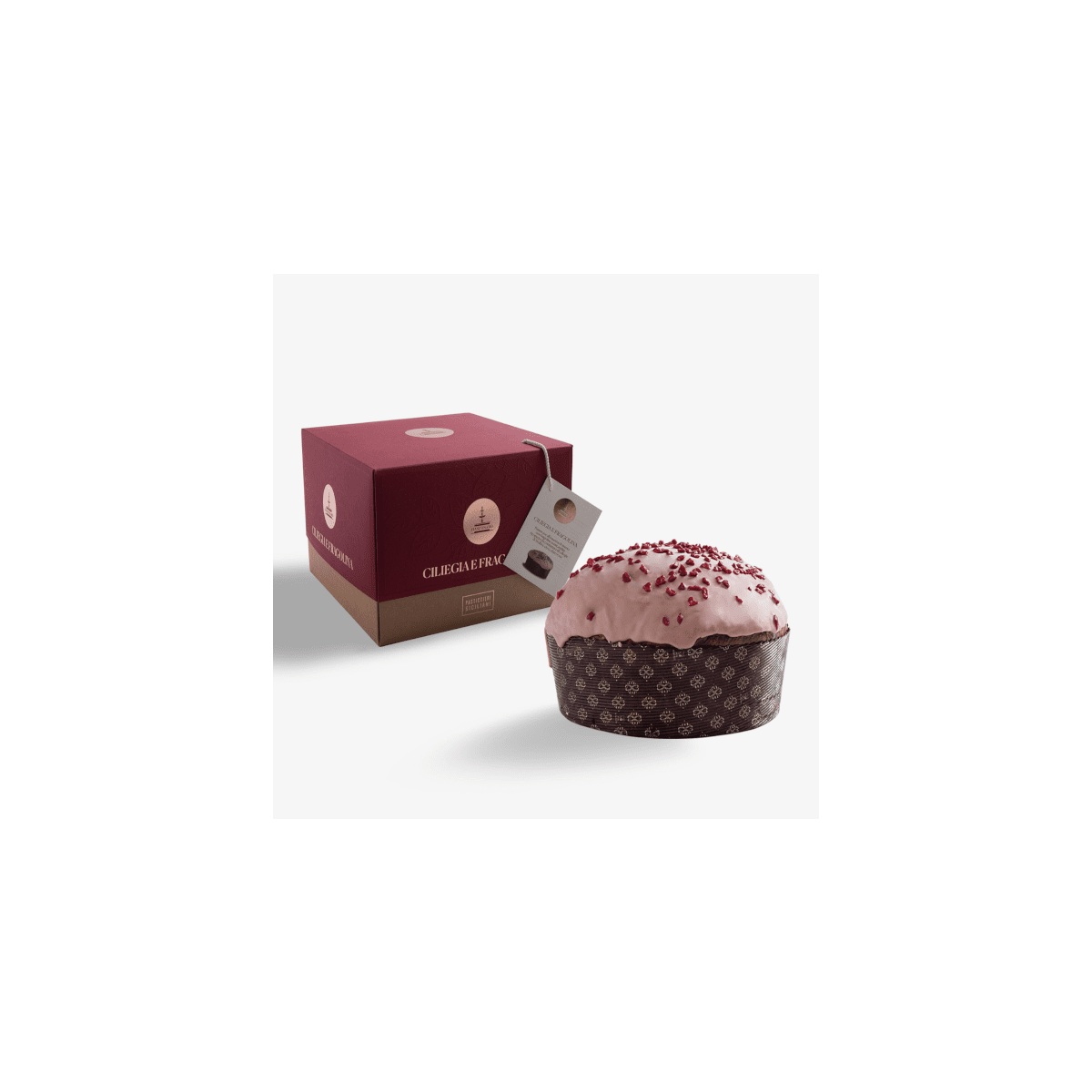 Fiasconaro Ciliegia e Fragolina, Panettone da 1kg
