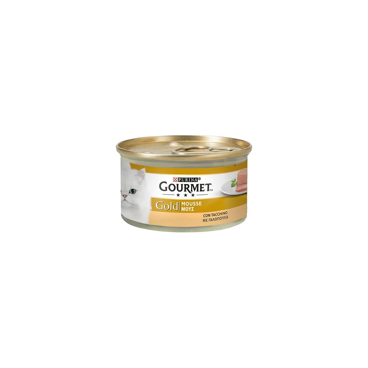 Gourmet Gold Gatto Mousse con Tacchino, 85gr