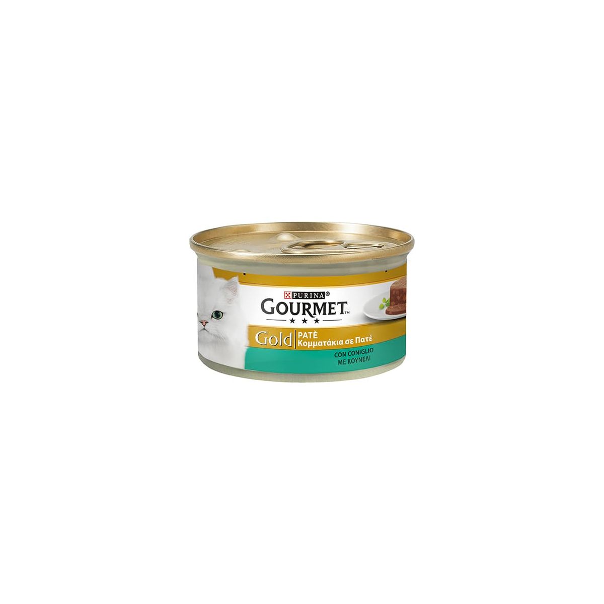 Gourmet Gold Gatto, Patè con Coniglio 85 Gr