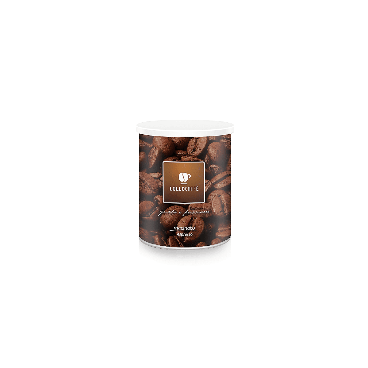 Caffè Lollo Macinato per Moka, barattolo da 250gr