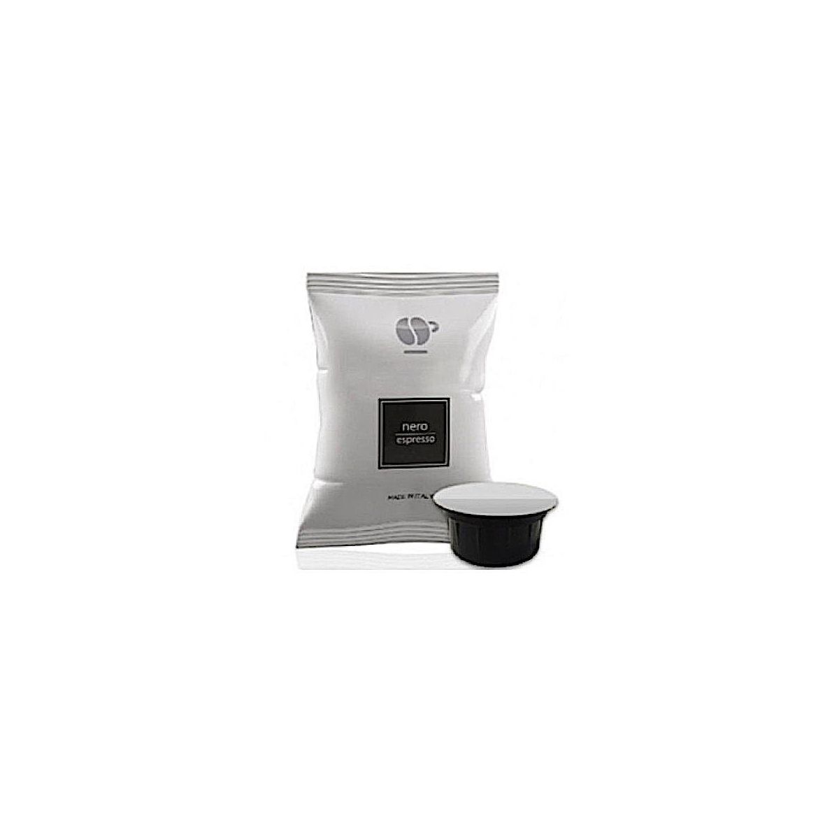 Capsule Lollo Caffè Compatibili Caffitaly, miscela Nera