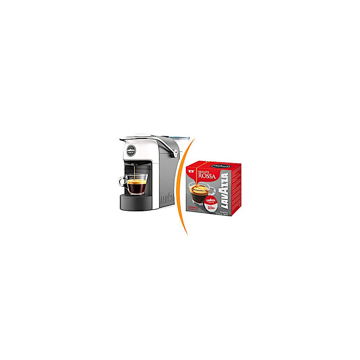 Macchina Caffè Lavazza A Modo Mio Jolie + 36 capsule Qualità Rossa