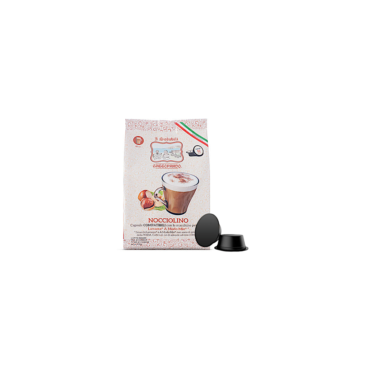 Nocciolino in Capsule Gattopardo Compatibili A Modo Mio