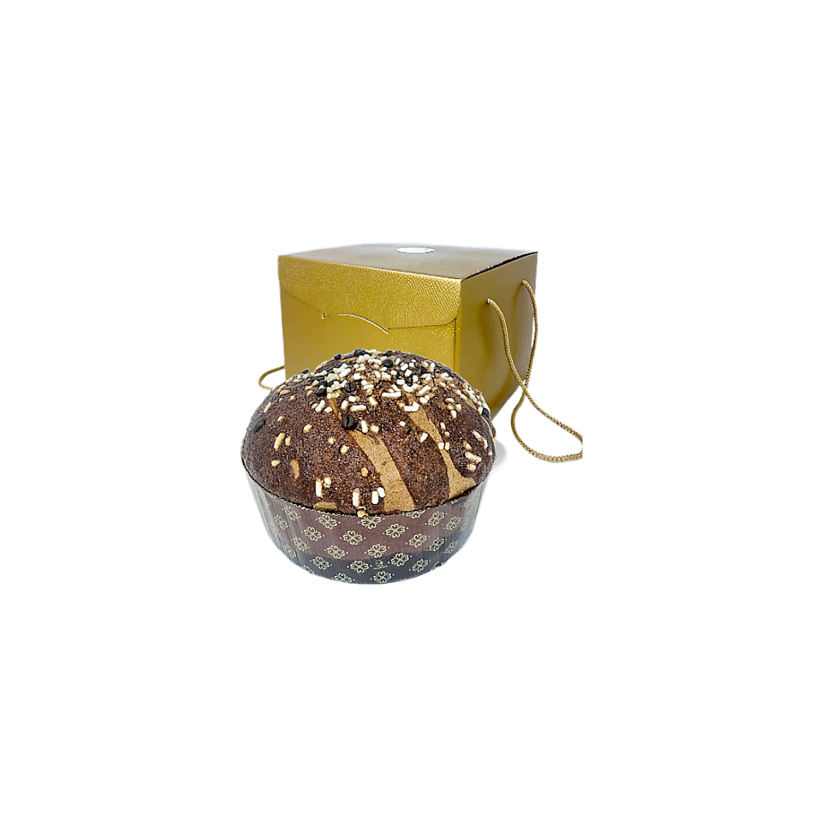 Panettone Artigianale da 1 Kg Caffè e Cioccolato