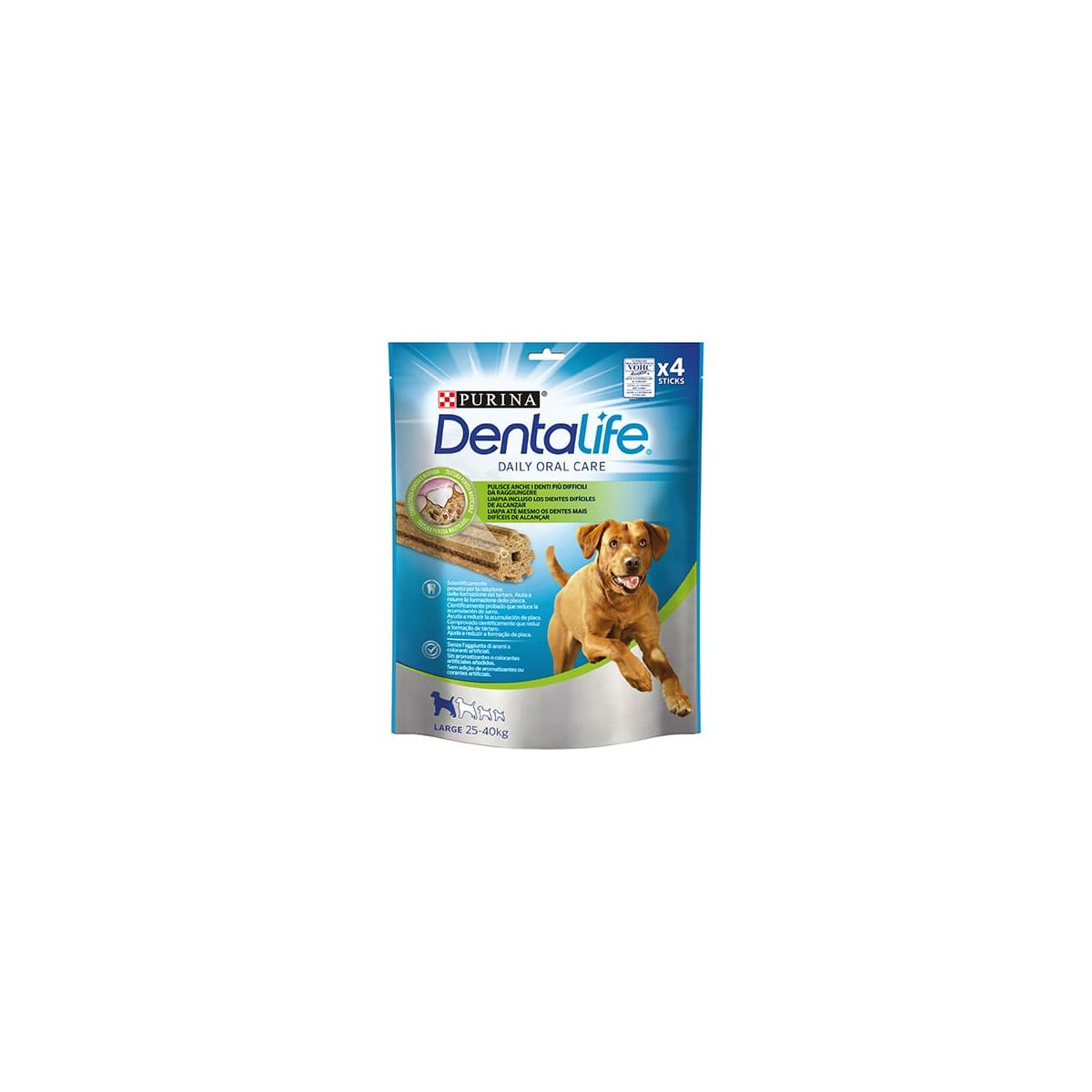 Purina Dentalife Snack Cane per l'Igiene Orale - Taglia Large - 115 Gr