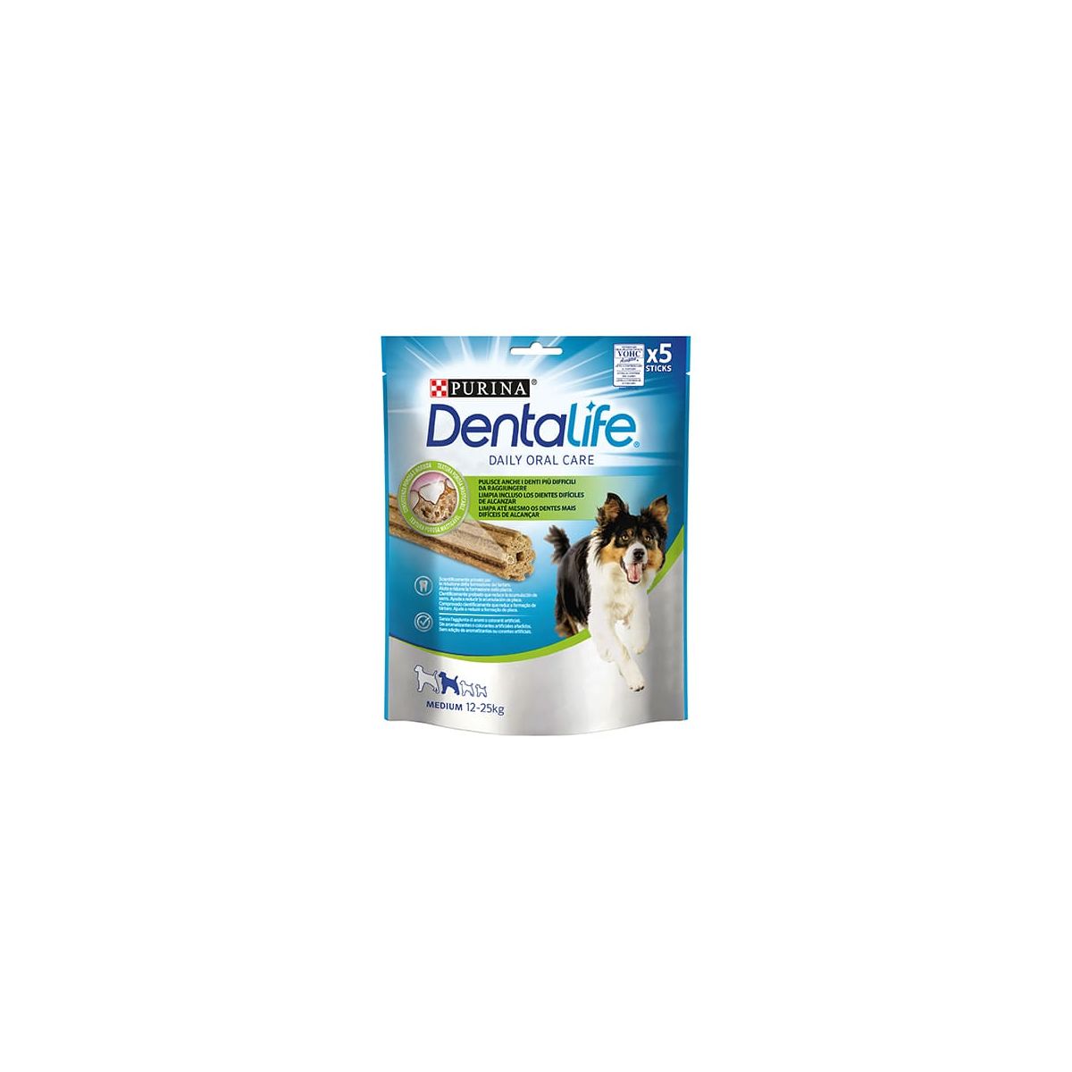 Purina Dentalife Snack Cane per l'Igiene Orale - Taglia Medium - 115 Gr