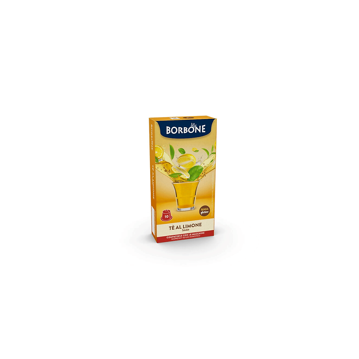 The al limone, capsule compatibili nespresso, Caffè Borbone,10 pezzi