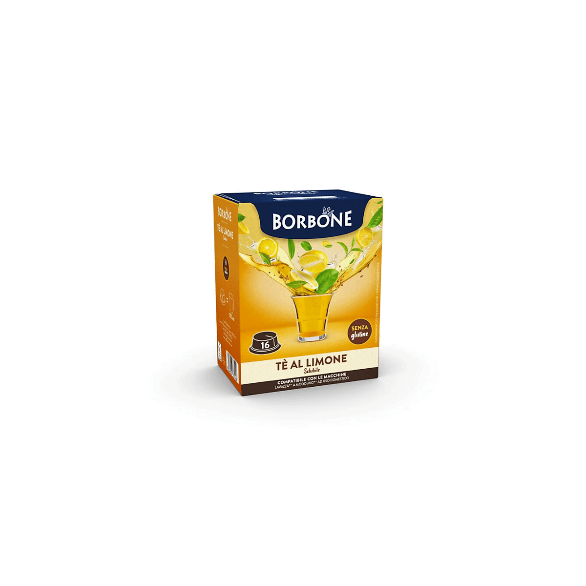The al limone di Caffè Borbone in capsule compatibili Lavazza A Modo Mio, 16 pezzi