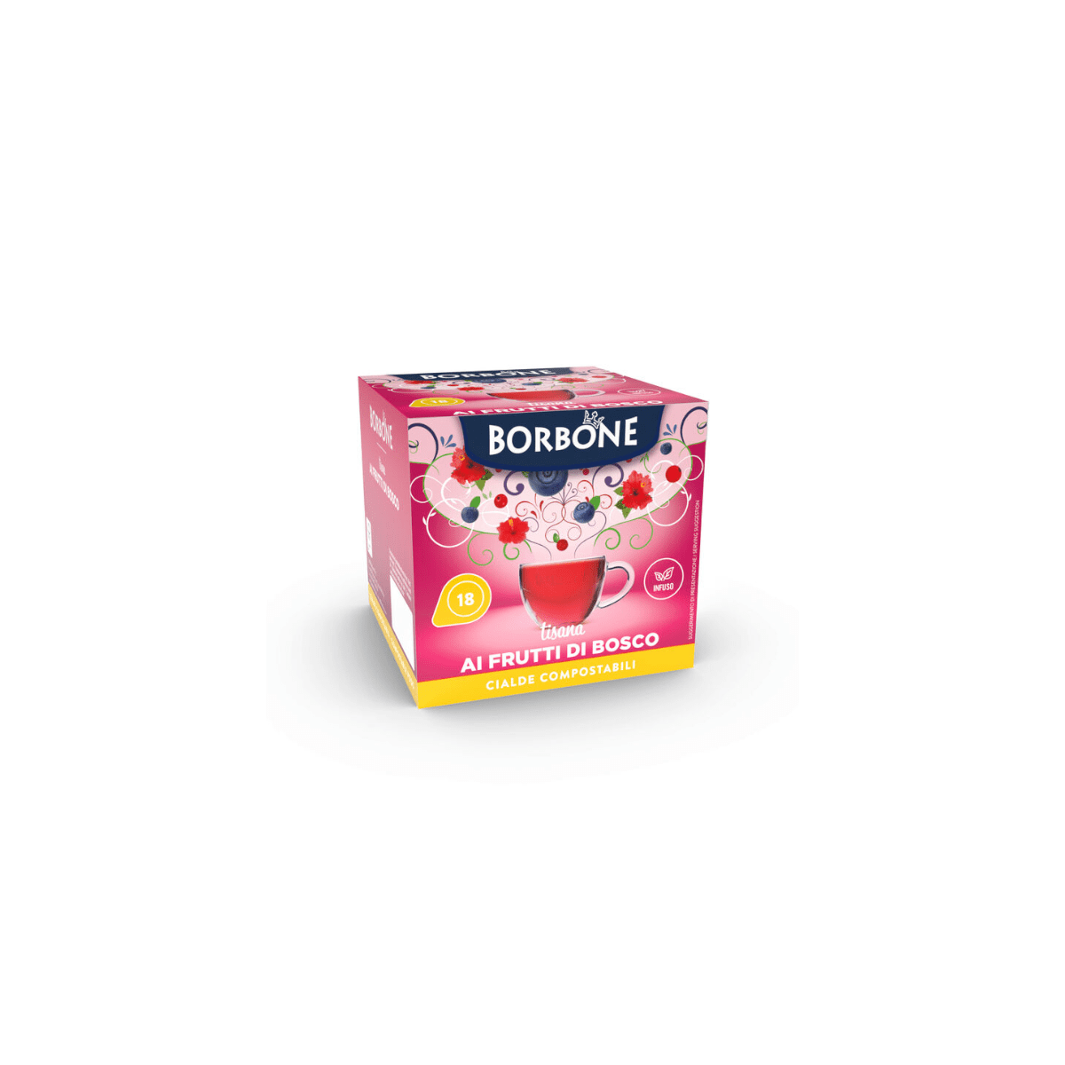 Tisana alla frutta in Cialde Borbone formato ESE44
